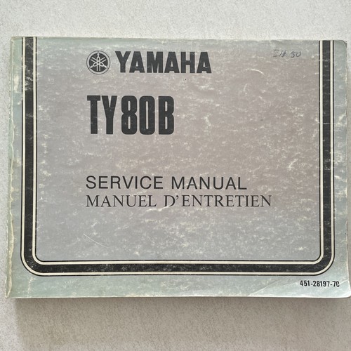 Genuine yamaha model ty80b - genuine,
