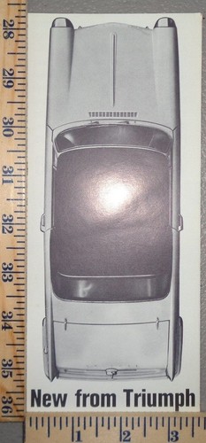 1962 triumph brochure folder - 1962,