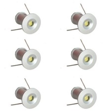 6 x LED 12V Mini Spot Lights