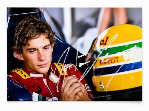 Ayrton senna hand - senna, signed