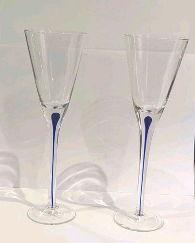 Cobalt blue teardrop drip - blue,