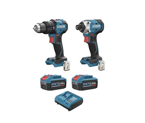 Erbauer 18v combi - 18v, drill
