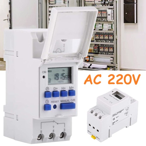 Din rail control timer relay - rail,