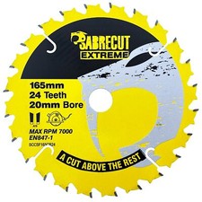 SabreCut 165mm 24T x 20mm