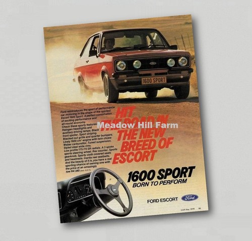 Fridge magnet ford escort - ford,