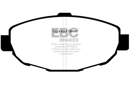 Ebc greenstuff front - greenstuff, brake
