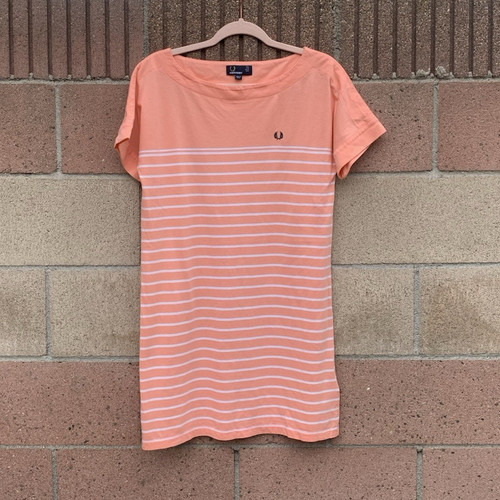 Fred perry pink white striped - perry, pink/white