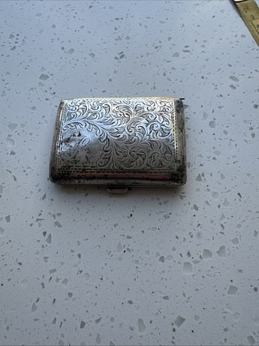 Silver cigarette case 1939 - silver,