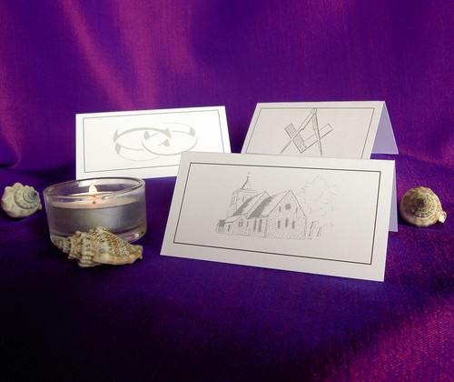 Table place cards wedding - table,