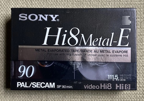 Sony hi8 metal video - sony, metal-e