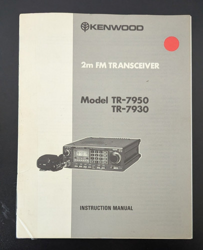 Kenwood 7950 7930 - tr-7950, tr-7930