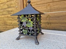 Cast Iron Pagoda Garden Candle