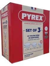 Pyrex Set of 3 Glass Mixing