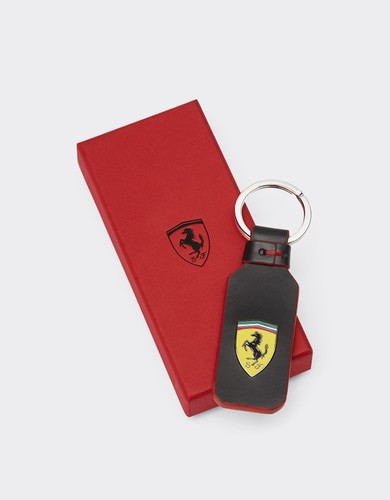 Ferrari black red leather - &,