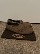 TOD'S Men's Brown Suede