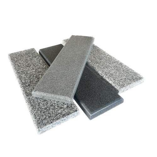 Granite coping stones and pier - granite,
