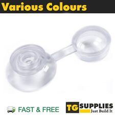 PVC Plastic Screw Cover Caps For Corrugated Roofing Sheets Various Colours