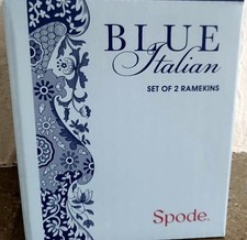 Spode Blue Italian Set Of 2
