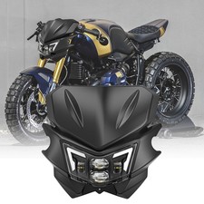 LED Headlights w/DRLs Black