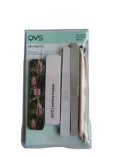 QVS Mini Nail Kit Nail File Buffer Polisher 16 Pieces