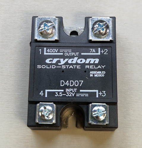 Crydom d4d07 solid state relay - solid,