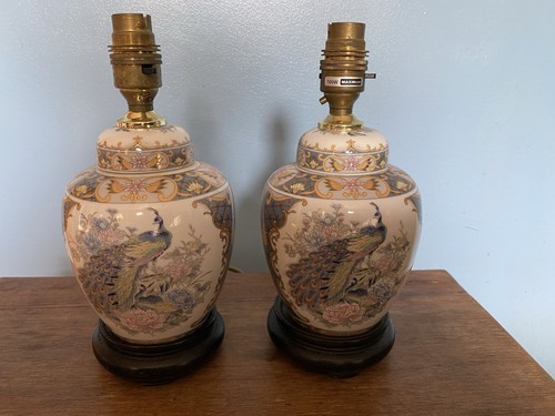 Pair oriental asian decor - oriental,