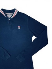 Vintage Fila White Line Navy