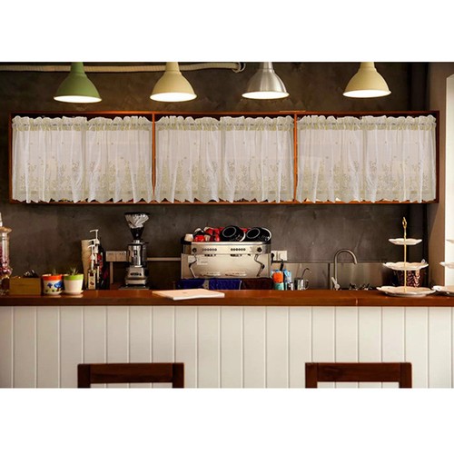 Window drape lace crochet - window,