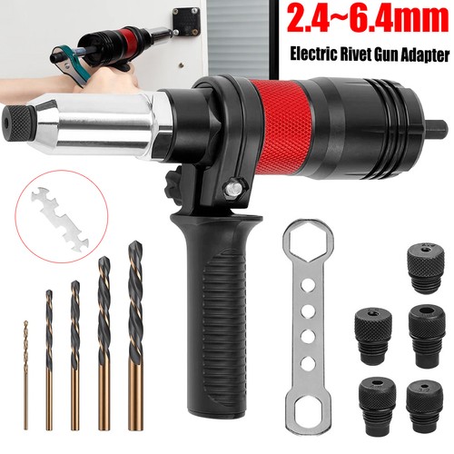 Electric drill rivet - nut, gun