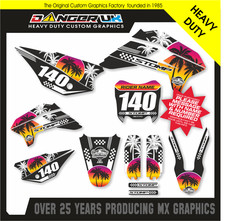 STOMP 140 160 Z3 MINI PIT BIKE GRAPHICS DECALS STICKERS CUSTOM NAME NUMBER