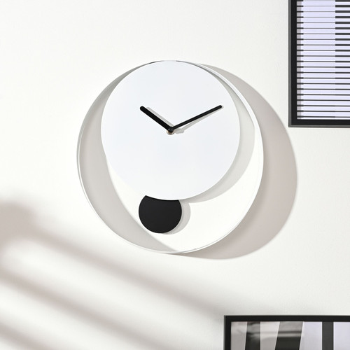 Interval pendulum wall clock - pendulum,