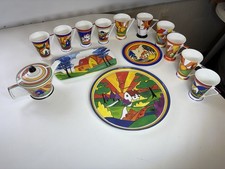 Art deco Clarice cliff Tea Set