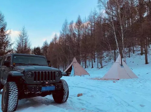 Two person winter tent with - two,