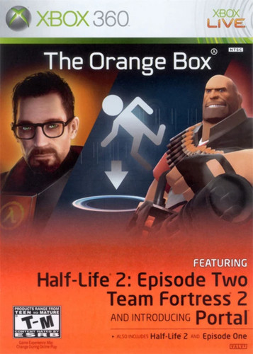 Orange box 360 used - orange,