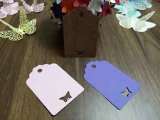 60 BUTTERFLY TAGS TAG PLACE