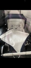 Vintage silver cross - silver, pram