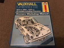 Vauxhall Chevette Workshop manual Haynes