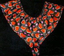 Vintage 90s Black Satin Red