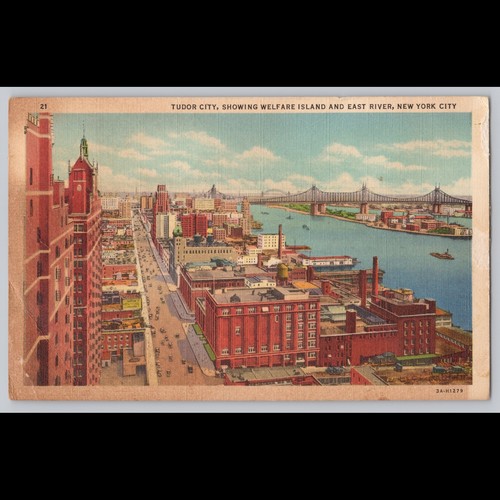 Postcard tudor city welfare - city,