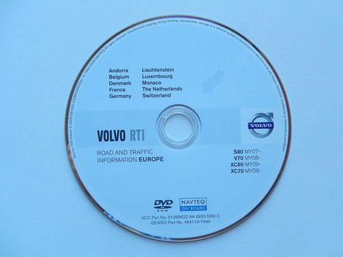 Volvo sat nav disc dvd - disc,