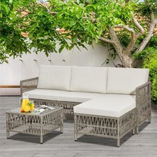 4 Seater Outdoor Rattan Garden