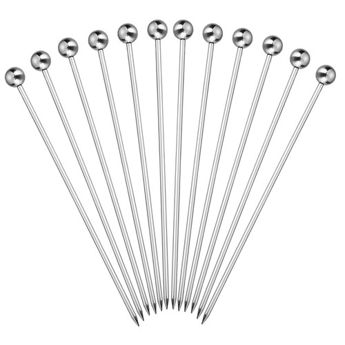 Stainless steel cocktail picks - cocktail,