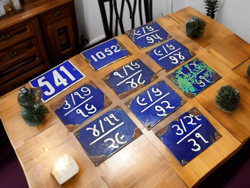 Antique iron enamel - iron, porcelain