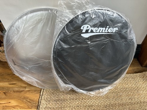 Premier drum heads display - premier,