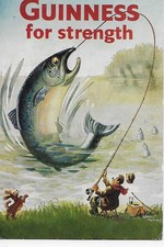 Repro poster postcard Angler