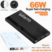 Power Bank 20000mah 66W