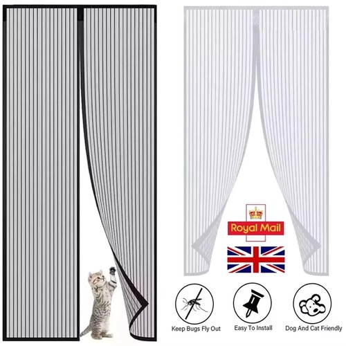 Magnetic curtain door mesh - magnetic,