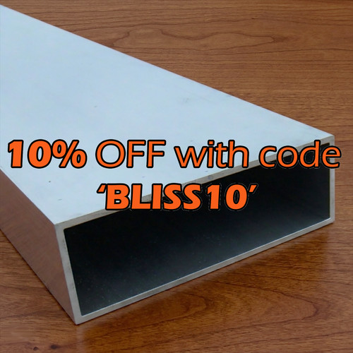 6x2 aluminium rectangular tube - rectangular,