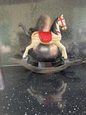 Vintage Wooden Rocking Horse