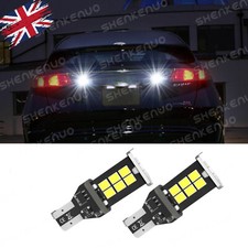 2x 15SMD W16W Reverse Light LED White for Honda Civic MK8 FN2 2005-2012